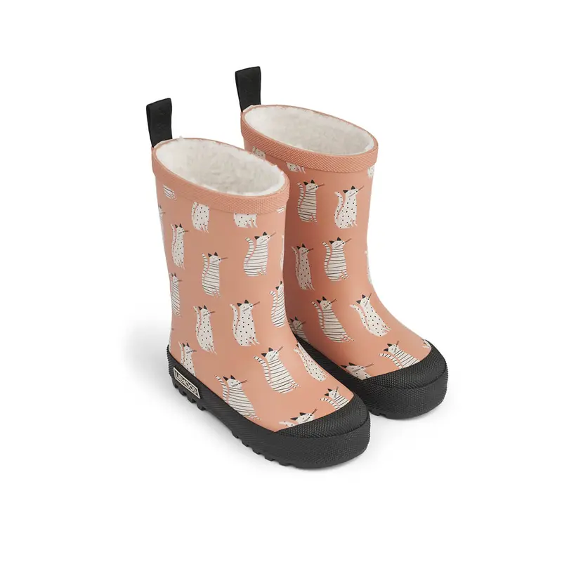 Mason Thermo Rainboots in Cat / Tuscany Rose by Liewood