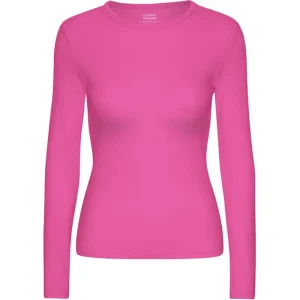 Rib T-Shirt in Bubblegum Pink by Colorful Standard