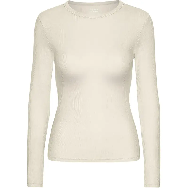 Rib T-Shirt in Ivory White by Colorful Standard