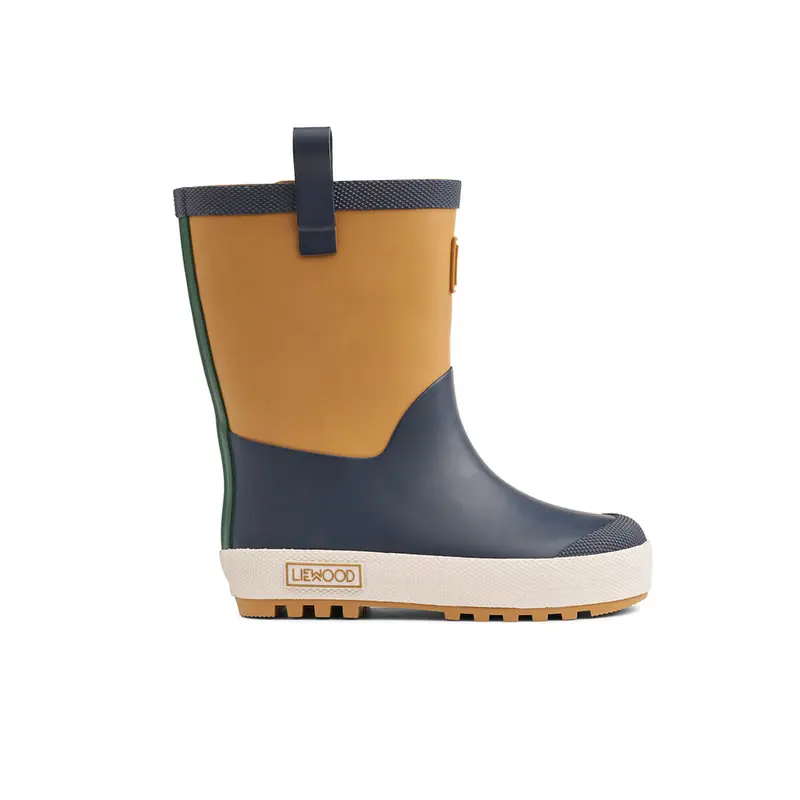 Sasha Thermo Rainboots in Classic Navy Multi Mix by Liewood - Last Ones In Stock - EUR 24-26
