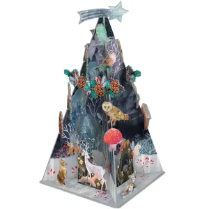 Silver Stag Advent Tree Pop And Slot 3D Advent Calendar by Roger La Borde