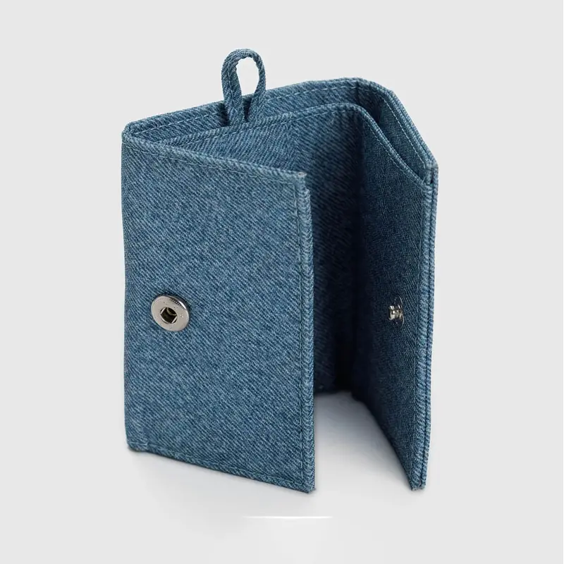 Snap Wallet in Digital Denim by Baggu