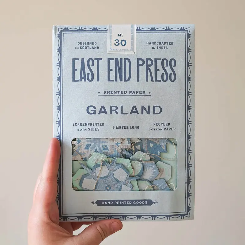 Snowflakes Paper Garland (3 Metres) by East End Press