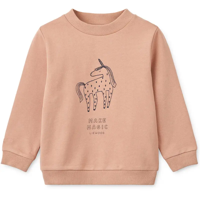 Thora Sweatshirt in Unicorn / Pale Tuscany by Liewood - Last Ones In Stock - 7-9 Years