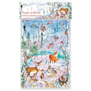 Wild Winter's Song Advent Calendar Greetings Card By Roger La Borde