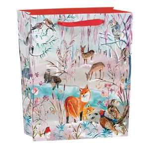 Wild Winter's Song Medium Gift Bag by Roger La Borde