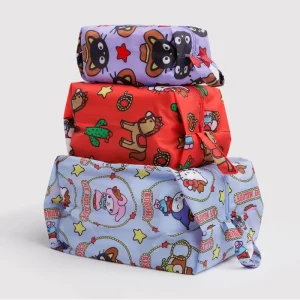 3D Zip Pouch Set in Hello Kitty and Friends Western by Baggu