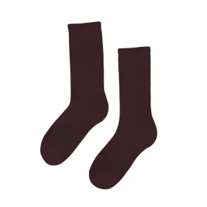 Active Socks in Oxblood Red by Colorful Standard
