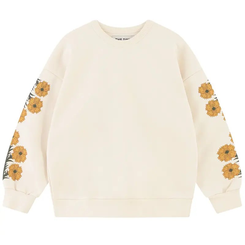 Aster Sweatshirt in Light Cream by The Tiny Big Sister - Last Ones In Stock - EUR 34-36 (UK 6-8)