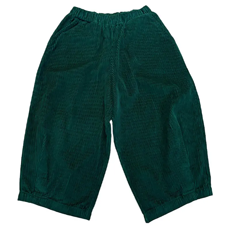Cord Pants in Emerald by Mabli