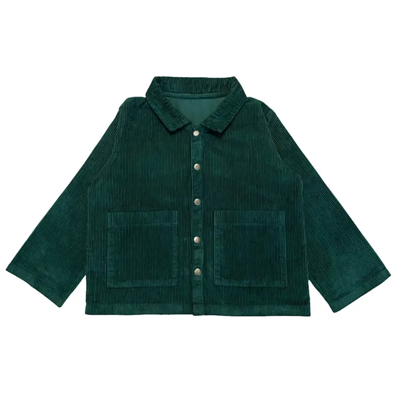 Cord Shirt in Emerald by Mabli