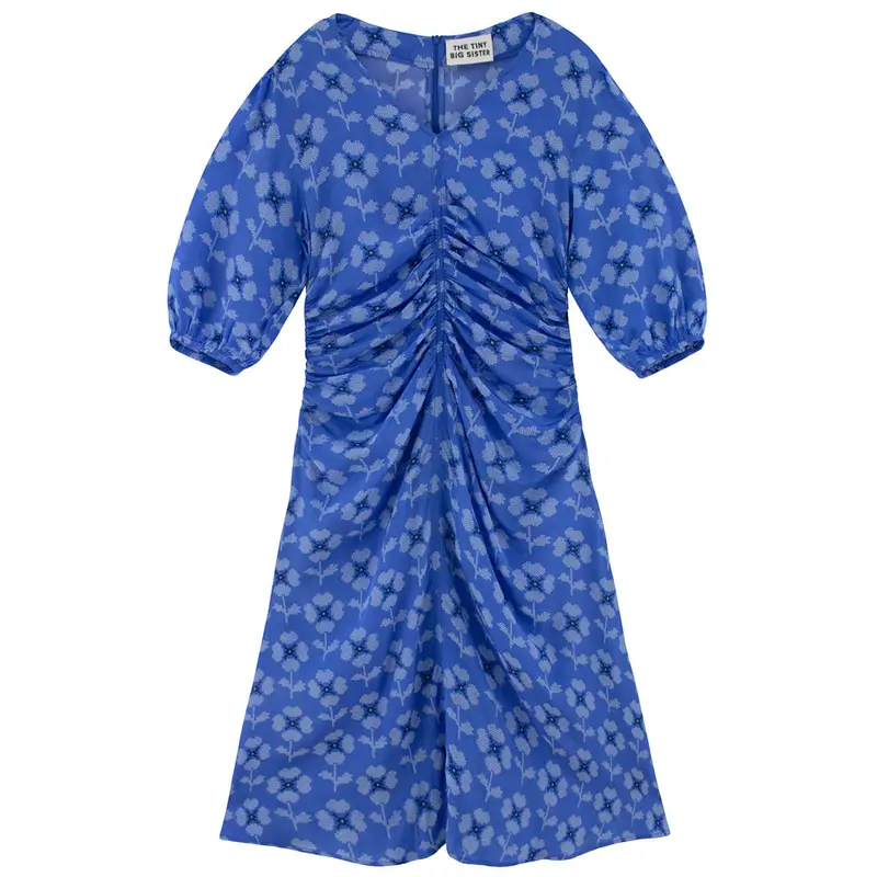 Cross Stitch Flowers Dress by The Tiny Big Sister - Last One In Stock - EUR 36 (UK 8)