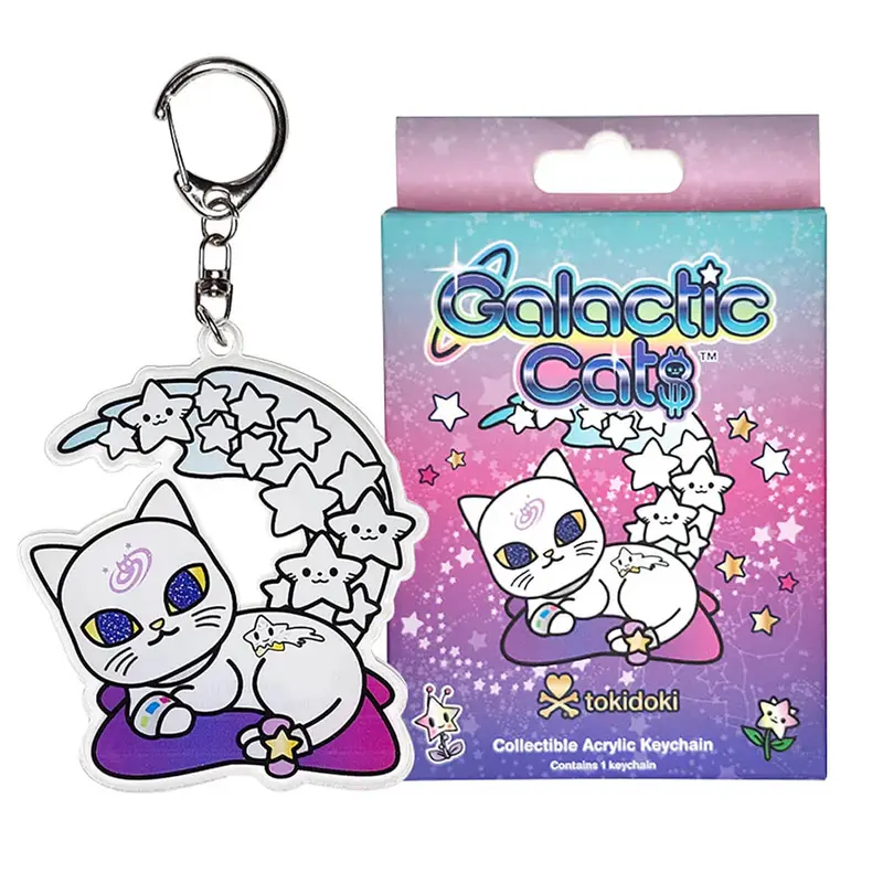 Galactic Cats Acrylic Keyring Blind Box by Tokidoki