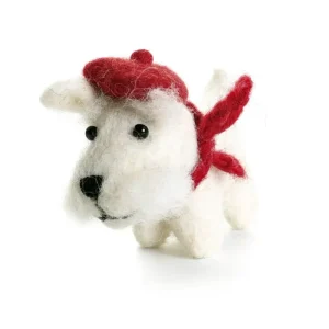 Highland Westie With A Tam O'Shanter Hanging Christmas Decoration by Amica