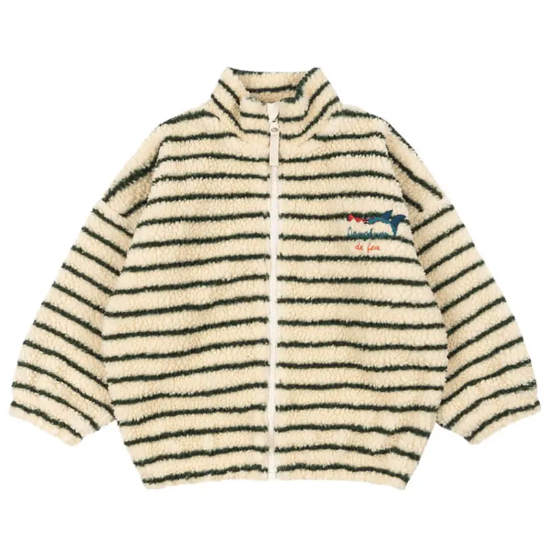 Jacket in Erba Stripe by Rosie Huntington-Whiteley x Konges Sljd - Last One In Stock - 18 Months