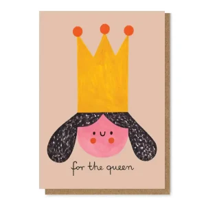 The Queen Birthday Greetings Card by Daria Solak Illustrations