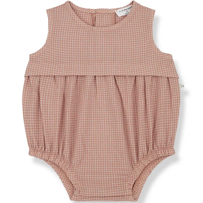 Ugo Romper in Apricot by 1+ in the Family - Last One In Stock - 12 Months