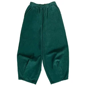 Women's Cord Pants in Emerald by Mabli