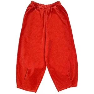 Women's Cord Pants in Vermillion by Mabli