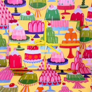 Yellow Jelly Gift Wrap by Ickaprint
