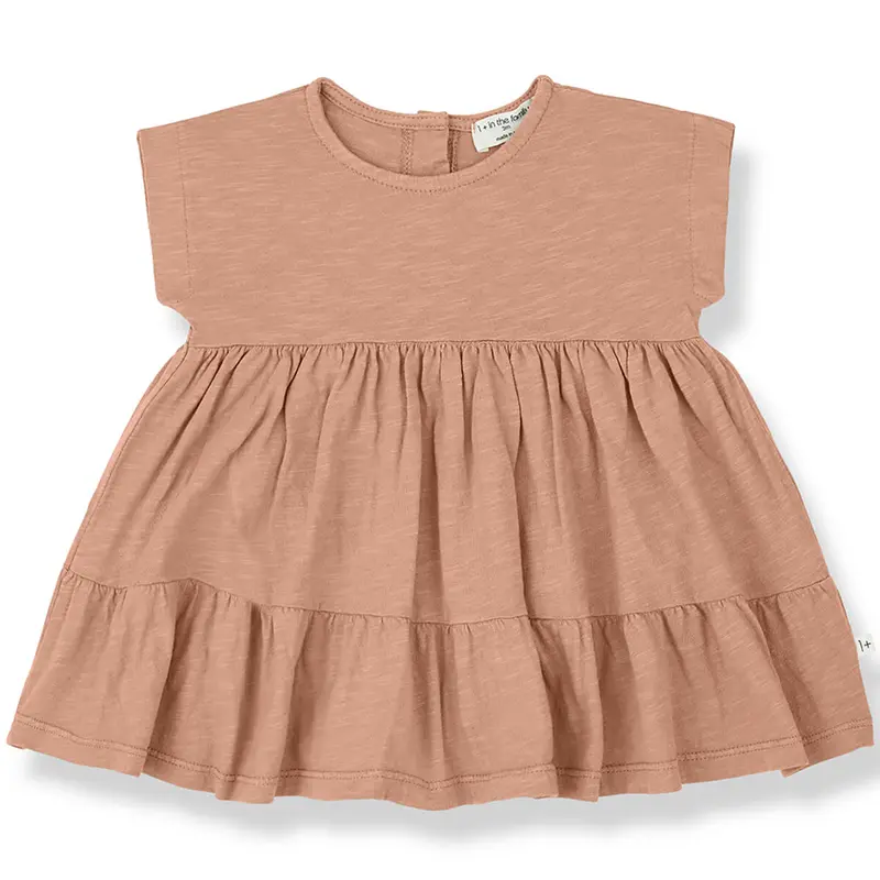 Antonella Dress in Apricot by 1+ in the Family - Last Ones In Stock - 6-18 Months