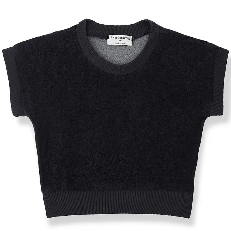 Bianca Top in Anthracite by 1+ in the Family - Last Ones In Stock - 6-12 Months