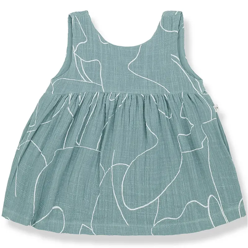Camelia Dress in Shark by 1+ in the Family - Last One In Stock - 6 Months