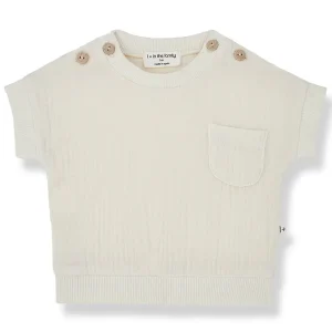 Danielle Top in Ivory by 1+ in the Family - Last Ones In Stock - 6-12 Months