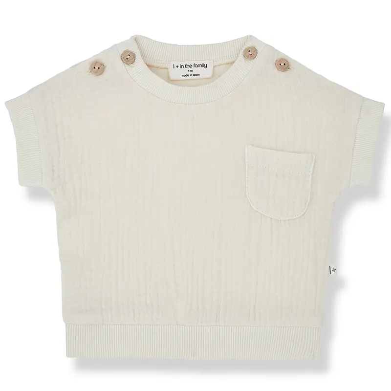 Danielle Top in Ivory by 1+ in the Family - Last Ones In Stock - 6-12 Months