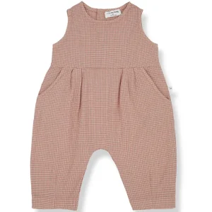 Egidzia Overall in Apricot by 1+ in the Family - Last Ones In Stock - 3-6 Months