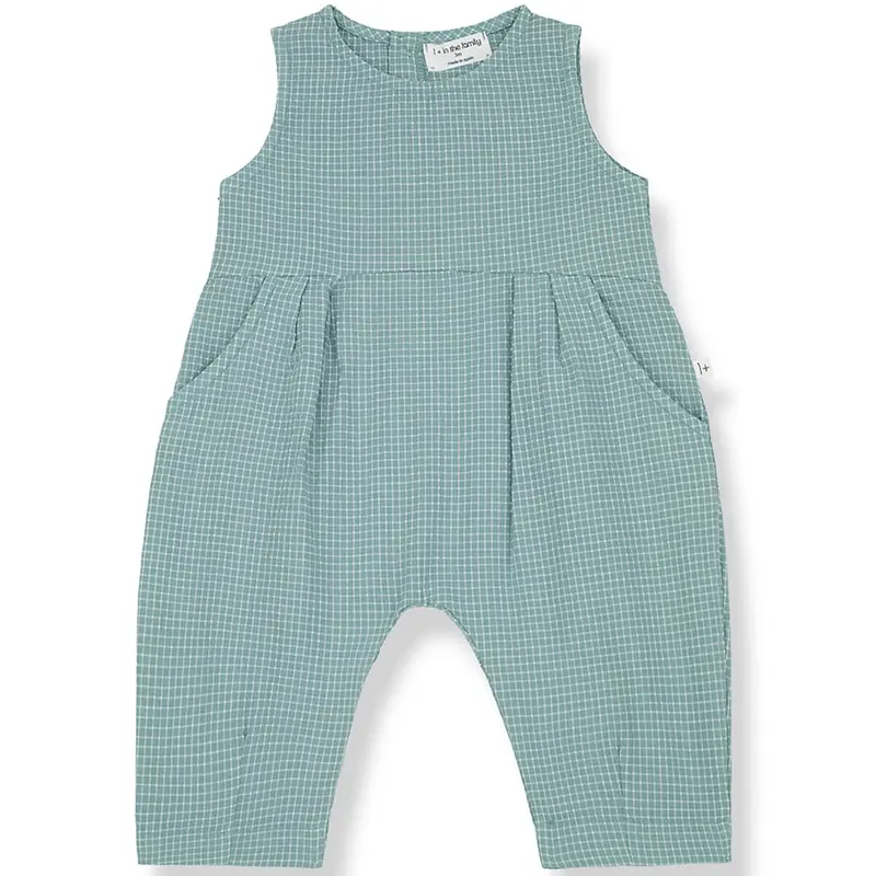 Egidzia Overall in Shark by 1+ in the Family - Last Ones In Stock - 6-12 Months