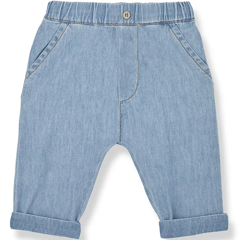 Enrico Pants in Denim by 1+ in the Family - Last Ones In Stock - 3-6 Months