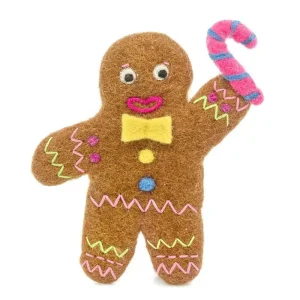 Gingerbread Man Christmas Tree Topper by Felt So Good