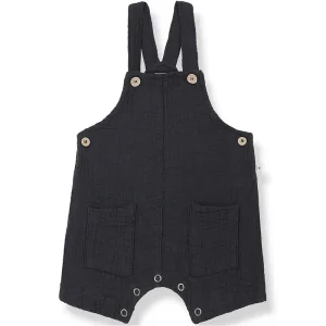 Giulio Short Overall in Anthracite by 1+ in the Family