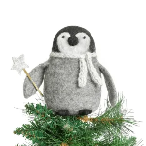 Large Baby Penguin Christmas Tree Topper by Amica