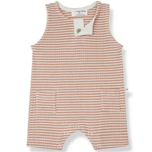 Mauro Romper in Apricot by 1+ in the Family - Last Ones In Stock - 6-12 Months