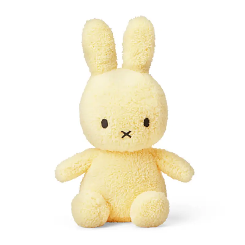 Medium Terry Miffy in Light Yellow (33cm) by Bon Ton Toys