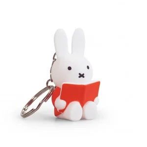 Miffy With Book Keyring in Red (6cm) by Atelier Pierre