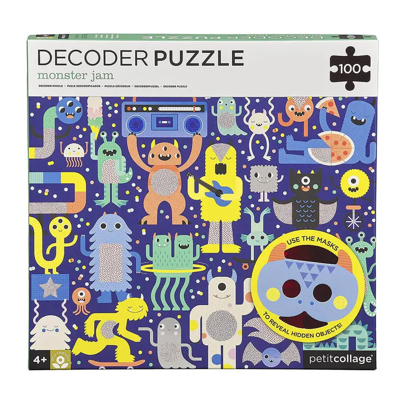 Monster Jam 100-Piece Decoder Puzzle by Petit Collage