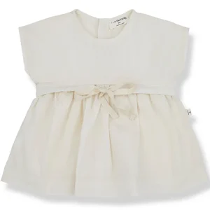 Rebecca Dress in Ivory by 1+ in the Family - Last Ones In Stock - 3-12 Months