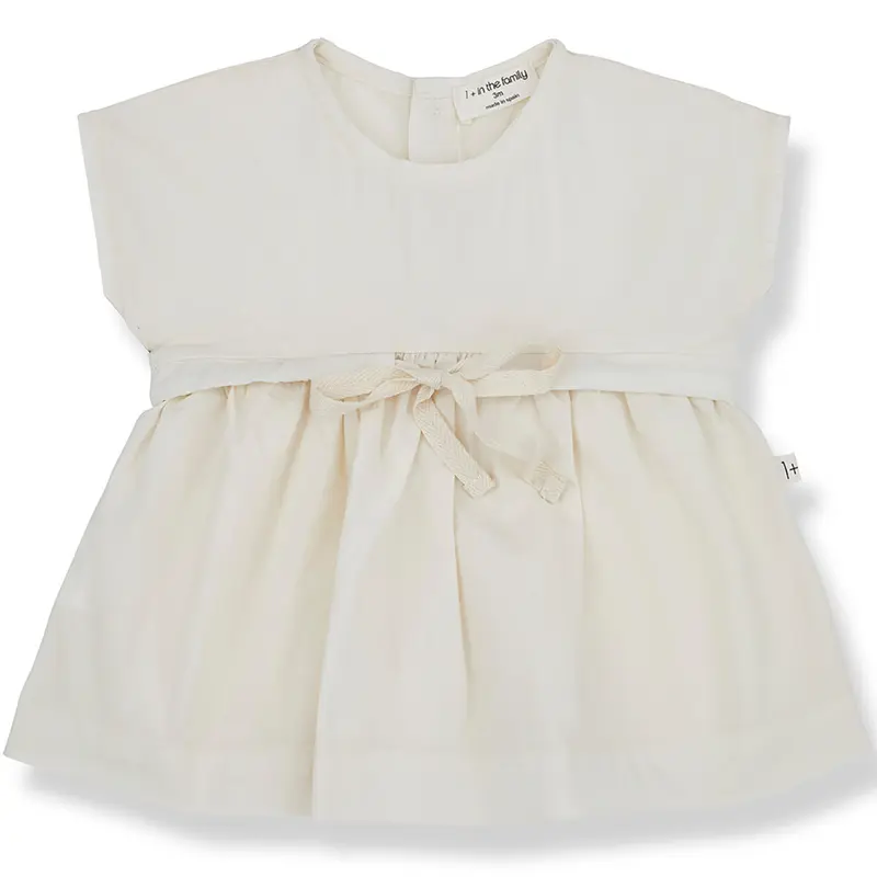Rebecca Dress in Ivory by 1+ in the Family - Last Ones In Stock - 3-12 Months
