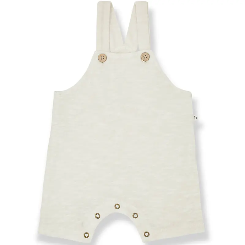 Rocco Overall in Ivory by 1+ in the Family - Last Ones In Stock - 6-12 Months