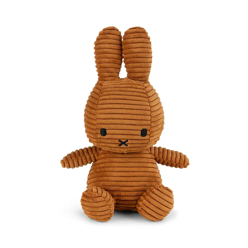 Small Corduroy Miffy in Cinnamon (23cm) by Bon Ton Toys