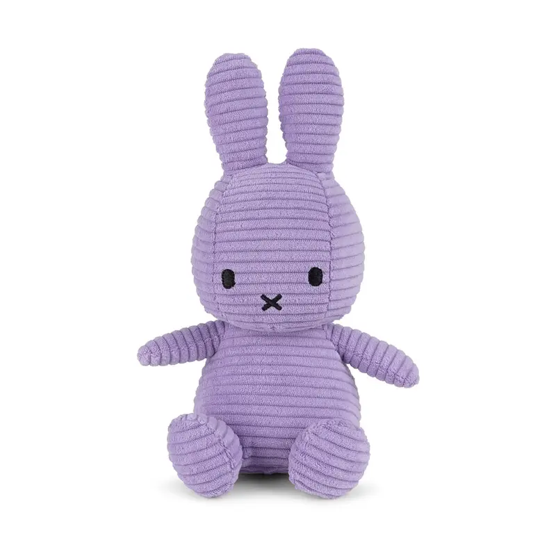 Small Corduroy Miffy in Lilac (23cm) by Bon Ton Toys