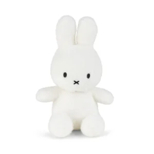 Small Cotton Candy Recycled Miffy in Cream (23cm) by Bon Ton Toys