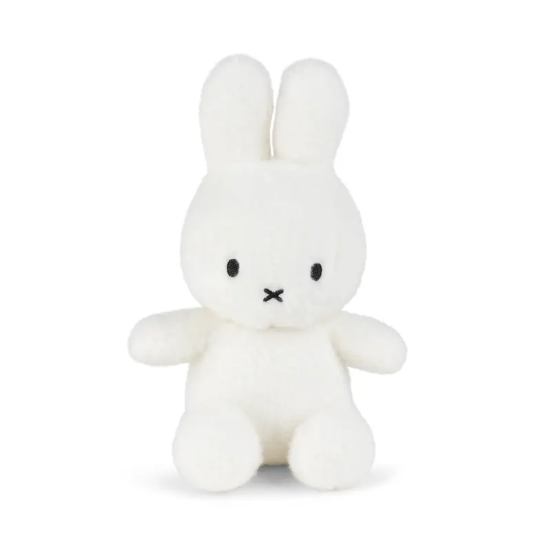 Small Cotton Candy Recycled Miffy in Cream (23cm) by Bon Ton Toys