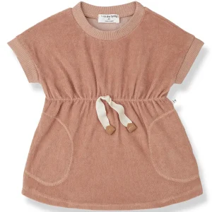Vittoria Dress in Apricot by 1+ in the Family - Last Ones In Stock - 3-12 Months
