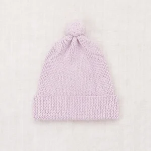Adult Garter Hat in Lilac by Misha & Puff