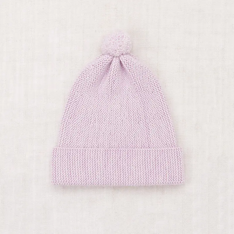 Adult Garter Hat in Lilac by Misha & Puff