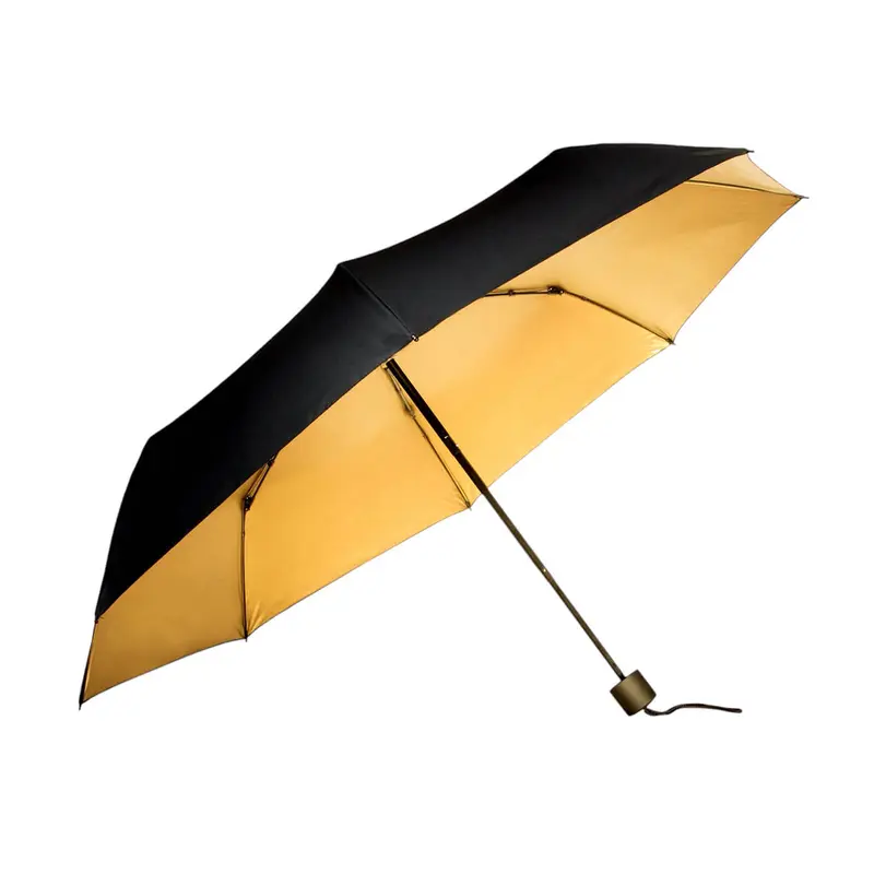 Black and Gold Umbrella by Suck UK
